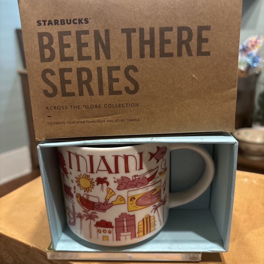Starbucks Coffee Mug Been There Series Miami Ceramic Collectible 14 oz NEW